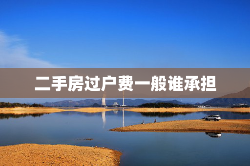 二手房过户费一般谁承担
