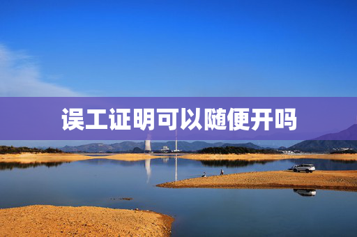 误工证明可以随便开吗