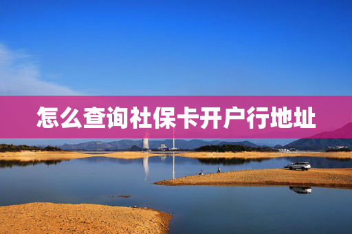 怎么查询社保卡开户行地址