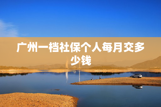 广州一档社保个人每月交多少钱