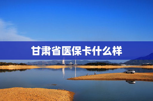 甘肃省医保卡什么样