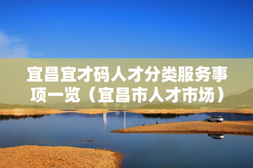 宜昌宜才码人才分类服务事项一览（宜昌市人才市场）