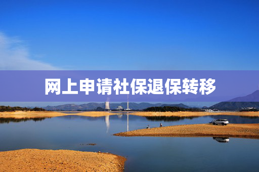 网上申请社保退保转移