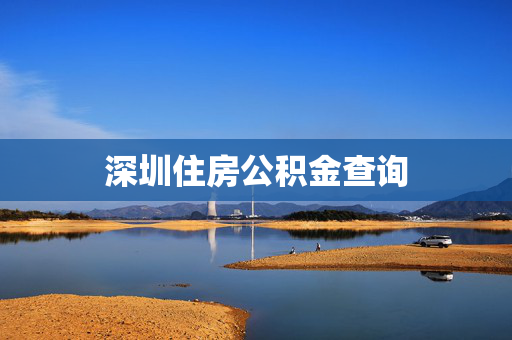 深圳住房公积金查询