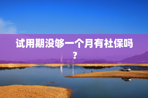 试用期没够一个月有社保吗？