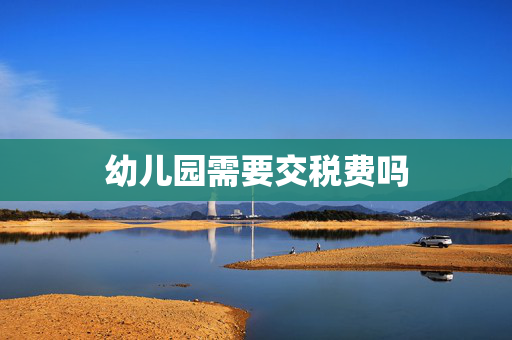幼儿园需要交税费吗