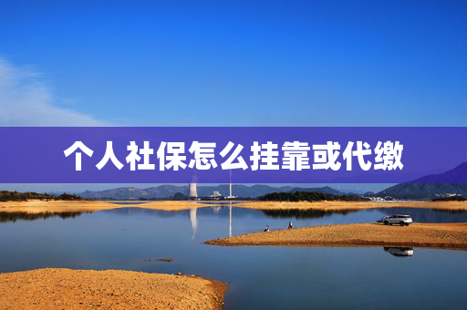 个人社保怎么挂靠或代缴