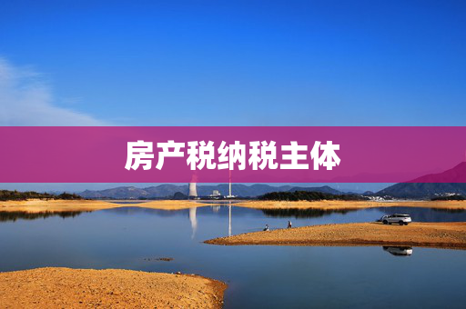 房产税纳税主体