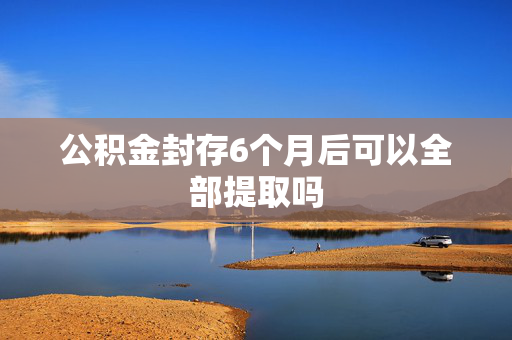 公积金封存6个月后可以全部提取吗