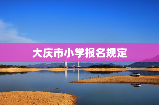 大庆市小学报名规定