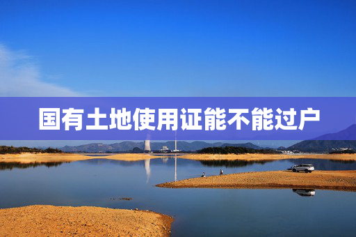 国有土地使用证能不能过户