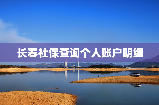 长春社保查询个人账户明细