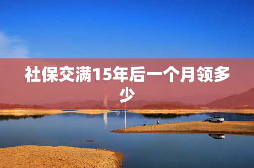 社保交满15年后一个月领多少