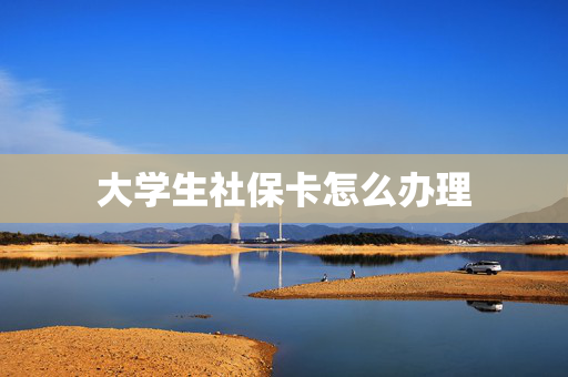 大学生社保卡怎么办理