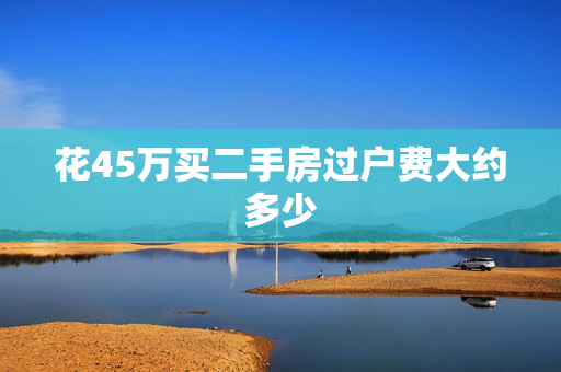 花45万买二手房过户费大约多少