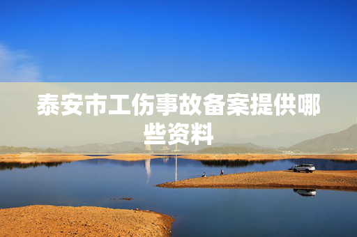 泰安市工伤事故备案提供哪些资料