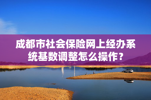 成都市社会保险网上经办系统基数调整怎么操作？