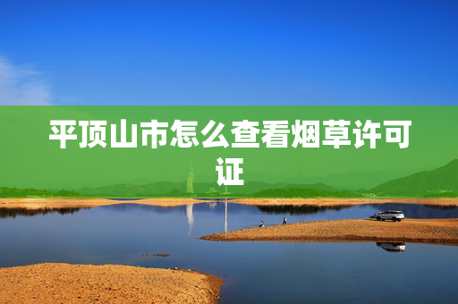 平顶山市怎么查看烟草许可证