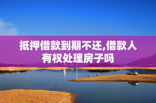 抵押借款到期不还,借款人有权处理房子吗