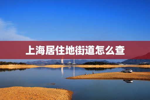 上海居住地街道怎么查