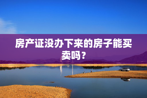 房产证没办下来的房子能买卖吗？