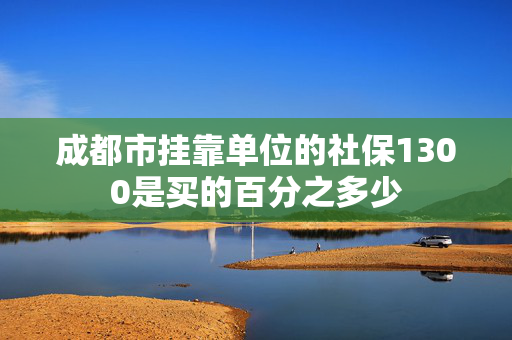 成都市挂靠单位的社保1300是买的百分之多少