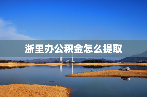 浙里办公积金怎么提取