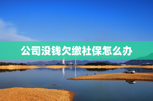 公司没钱欠缴社保怎么办
