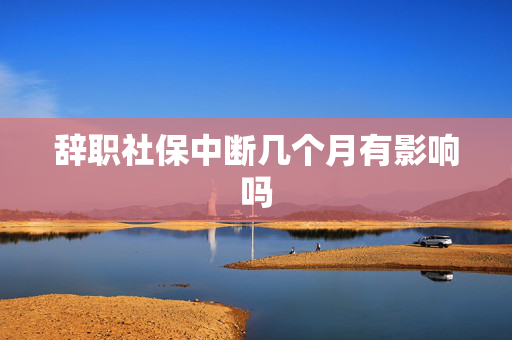 辞职社保中断几个月有影响吗