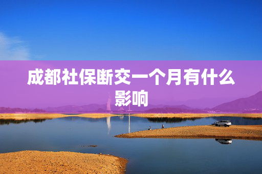 成都社保断交一个月有什么影响