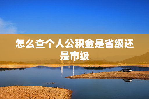 怎么查个人公积金是省级还是市级