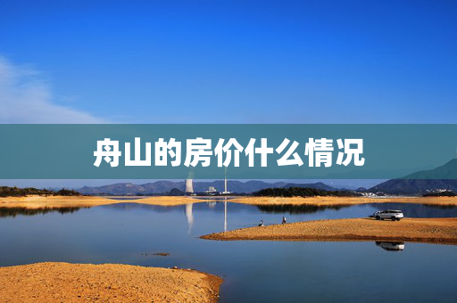 舟山的房价什么情况