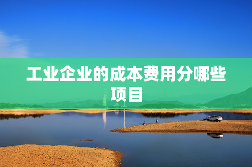 工业企业的成本费用分哪些项目