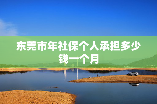 东莞市年社保个人承担多少钱一个月