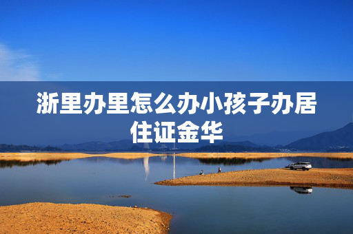 浙里办里怎么办小孩子办居住证金华