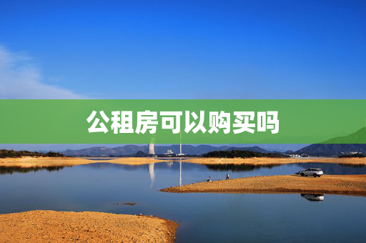 公租房可以购买吗