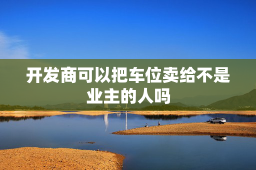 开发商可以把车位卖给不是业主的人吗