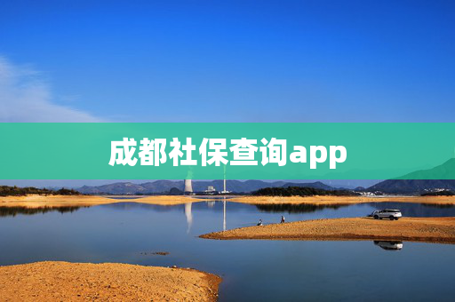 成都社保查询app