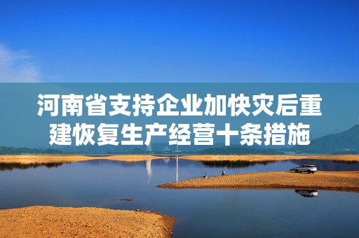 河南省支持企业加快灾后重建恢复生产经营十条措施