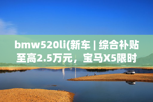 bmw520li(新车 | 综合补贴至高2.5万元，宝马X5限时购车政策发布，61.5万元起)