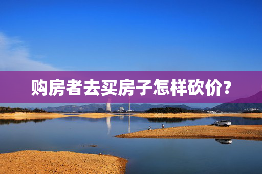 购房者去买房子怎样砍价？