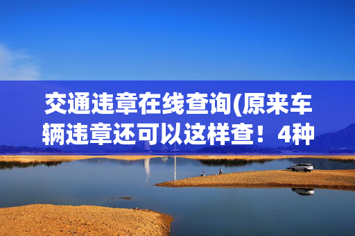 交通违章在线查询(原来车辆违章还可以这样查！4种在线查询方法，看完就会！)