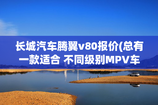 长城汽车腾翼v80报价(总有一款适合 不同级别MPV车型导购推荐)