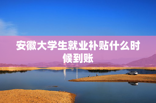 安徽大学生就业补贴什么时候到账