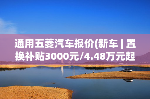 通用五菱汽车报价(新车 | 置换补贴3000元/4.48万元起，五菱宏光MINIEV四门版购车政策)