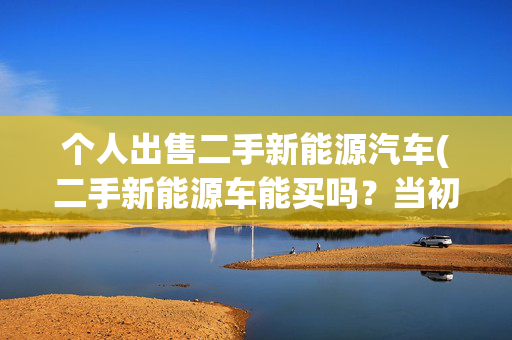 个人出售二手新能源汽车(二手新能源车能买吗？当初落地超30万的国产之光，3年后只要15万)
