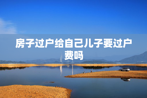 房子过户给自己儿子要过户费吗