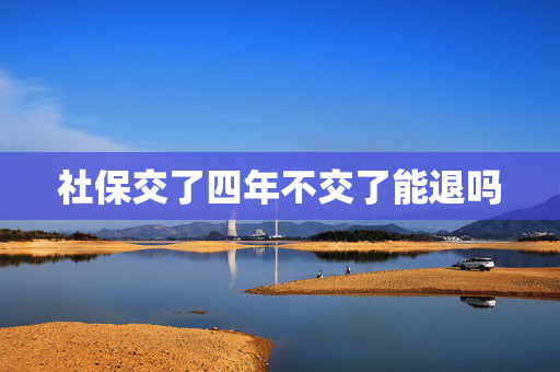 社保交了四年不交了能退吗