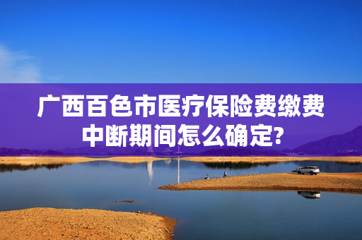 广西百色市医疗保险费缴费中断期间怎么确定?