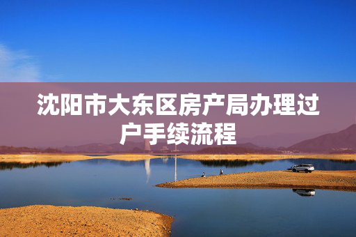 沈阳市大东区房产局办理过户手续流程